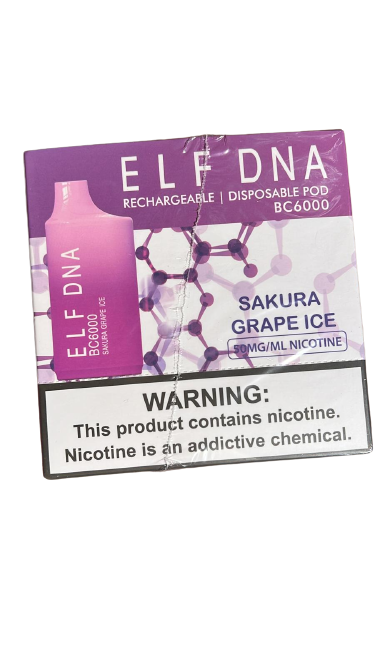 Sakura Grape Ice – Disposable Pod ELF DNA