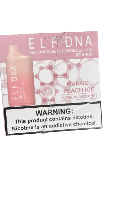 Mango Peach Ice – Disposable Pod ELF DNA