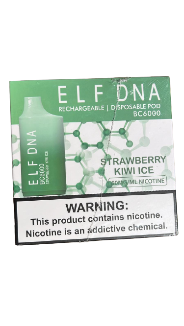 Strawberry Kiwi Ice – Disposable Pod ELF DNA