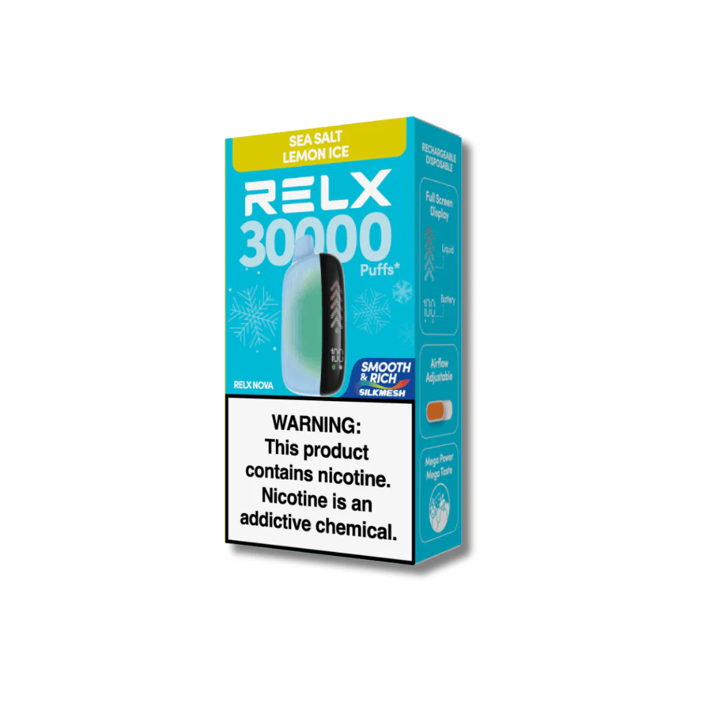 Sea Salt Lemon Ice – RELX Nova Disposable Puffs