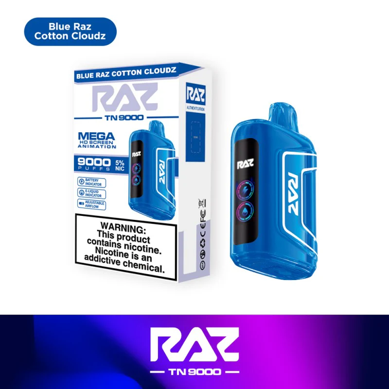 Blue Raz Cotton Clouds
