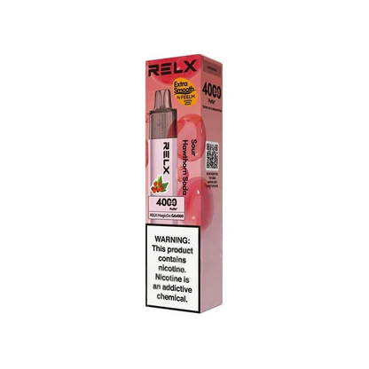 Relx magic go Sour Howthorn Soda 4000 xtra smooth