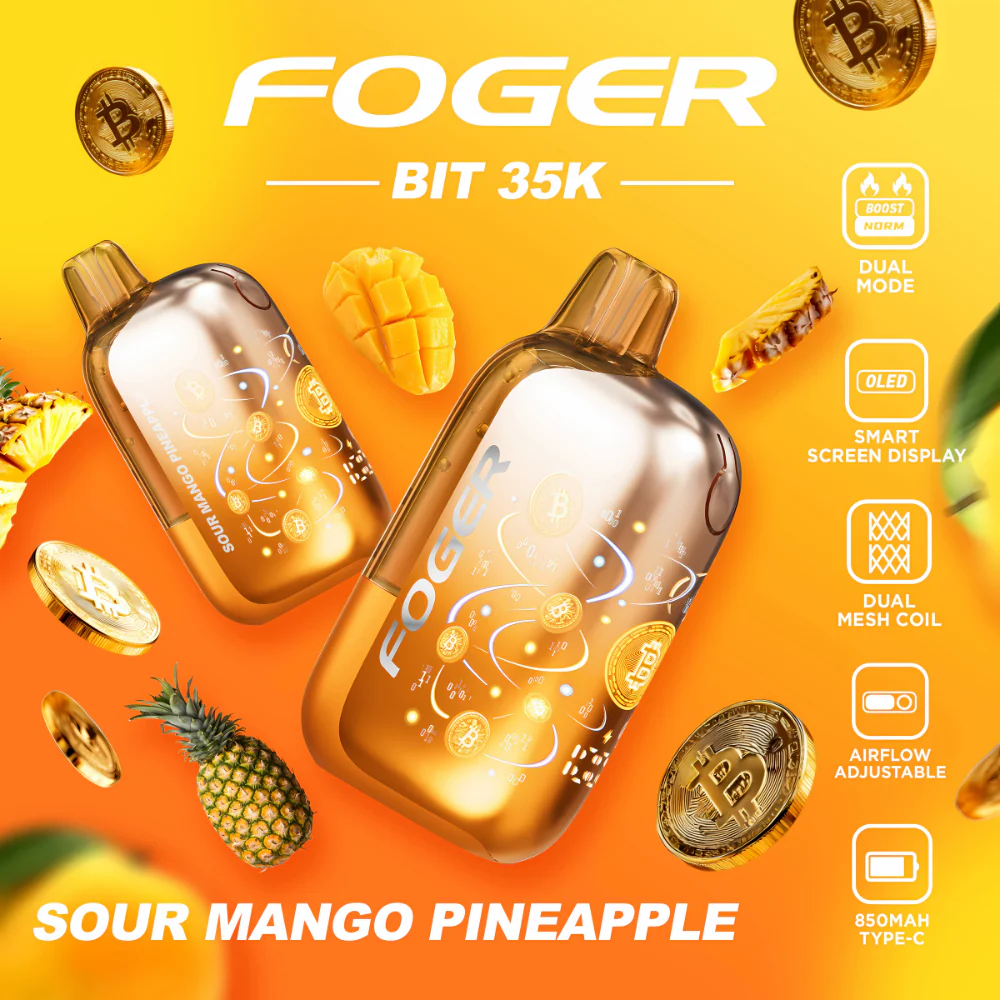 Sour Mango Pineapple – Foger Bit 35K Disposable Vape