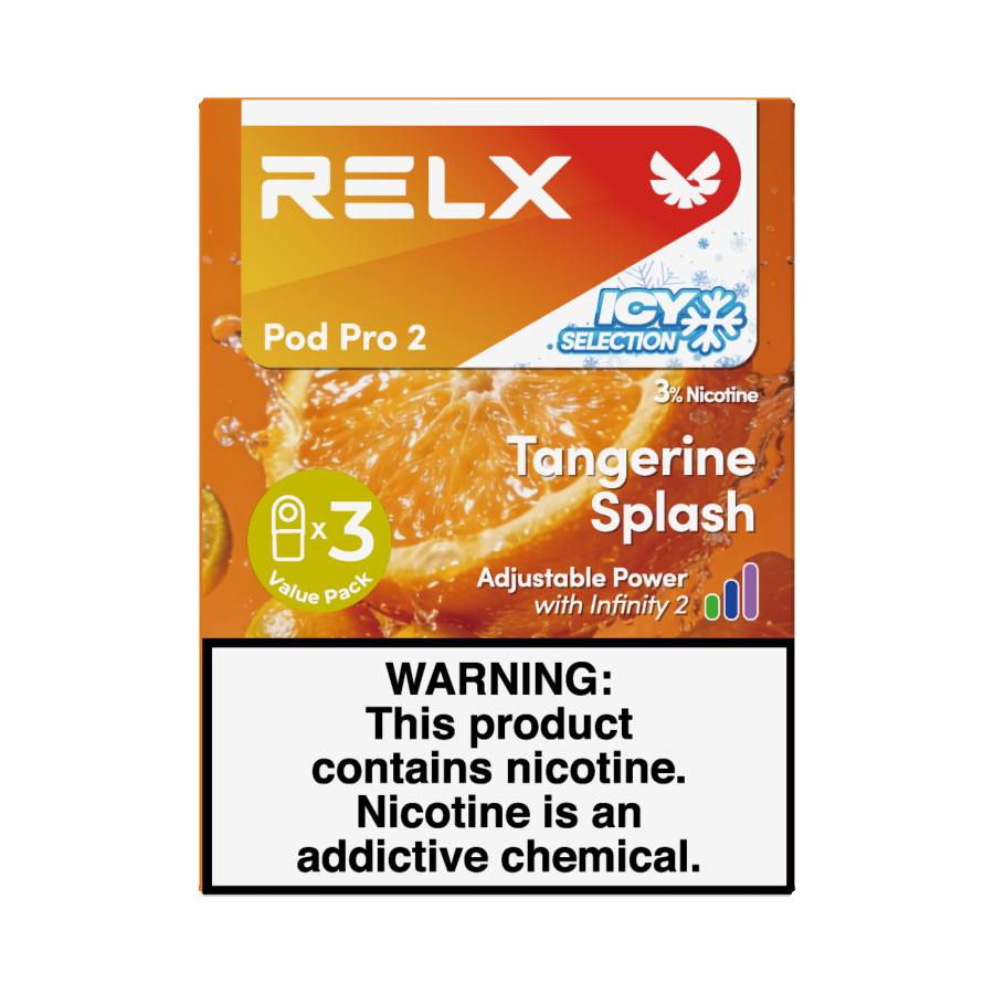 RELX Pod Pro 2 – 3 Pods 3% – Tangerine Splash